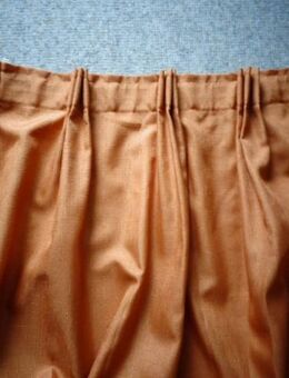 Gardinen Übergardinen 2 Schals,zimtfarben/terrakotta, H ca.158 cm - Hamburg