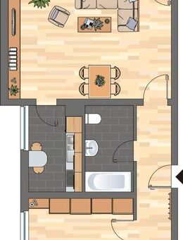 Demnächst frei! 1,5-Zimmer-Wohnung in Neustadt an der Weinstraße - Neustadt (Weinstraße)