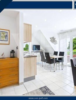 Ferienflair inklusive - Stilvolle Dachgeschoss-Maisonette-Wohnung mit Balkon in Norddeich - Norden
