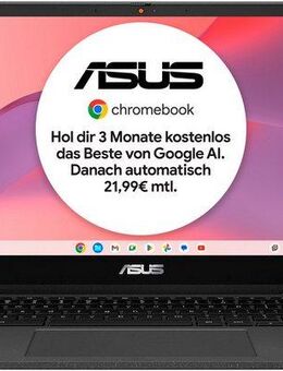 Asus CM1402CM2A-EK0135 Chromebook (35,6 cm/14 Zoll, MediaTek Kompanio 510, Mali-G52 MC2, 128 GB SSD, ChromeOS, Clamshell Laptop with Full HD Panel)