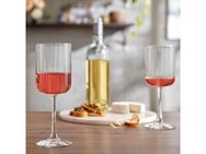 LIBBEY Weinglas Libbey Gläser-Set -LINEAR-, 12er Set, Glas, 399 ml, hochwertig verarbeitet, im modernen Design