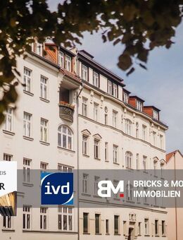Stilvolle Altbauwohnung mit Balkon und Aufzug bald bezugsbereit - Leipzig