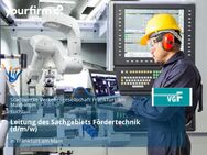 Leitung des Sachgebiets Fördertechnik (d/m/w) - Frankfurt (Main)