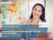 Wissenschaftliche*r Mitarbeiter*in (m/w/d) (TV-L E13, 100%) - Bonn