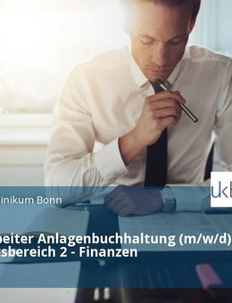 Sachbearbeiter Anlagenbuchhaltung (m/w/d) - Geschäftsbereich 2 - Finanzen - Bonn