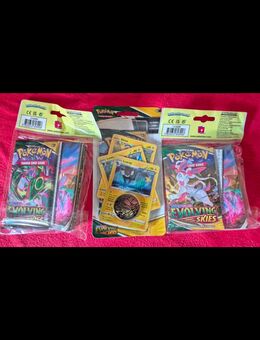 Evolving Skies Sealed Pokemon Blister Mini Portfolio Booster - Röhrmoos
