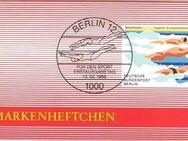 Berlin (West): MiNr. DSH-MH 8 b (MiNr. 751), 00.00.1986, Markenheftchen der Stiftung Deutsche Sporthilfe "Sport: Schwimmen", postfrisch - Brandenburg (Havel)