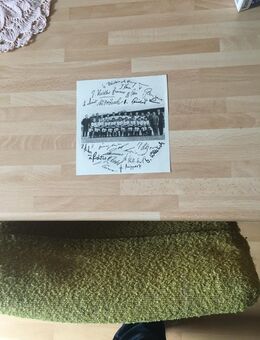 Autogrammfoto von Dynamo Dresden aus dem Jahre 1970 - Erfurt