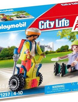 Playmobil® Starter Pack, Rettung mit Balance-Racer (71257), My City Life Konstruktions-Spielset, (34 St), Made in Europe
