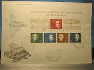 Briefmarkenblöcke--Beethovenhalle Bonn--ungestempelt und gestempelt - Meckenheim