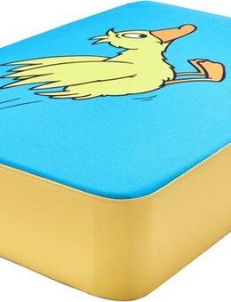 Hipp-Hopp - das Hüpfpolster Weichbodenmatte Hüpfpolster S gelb, Die Maus, Ente, Hüpfmatte, 97x70x17 cm, Made in Germany