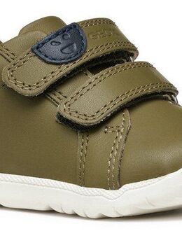 Geox B MACCHIA BOY Lauflernschuh, Babyschuh, Klettschuh, Sneaker für Laufanfänger