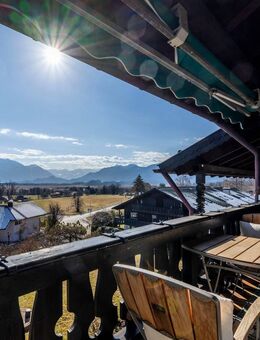Seltener Bergblick über das Murnauer Moos - Murnau (Staffelsee)