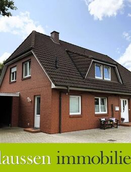 Viel Platz in idyllischer Feldrandlage - Zweifamilienhaus mit XL-Carport - Selsingen