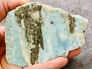 Riesiger 295gr Larimar Anschnitt tolle blaue Qualität Pektolith - Köln