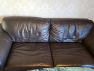 Leder Sofa Couch Schlaffunktion - Schwalmtal (Hessen)