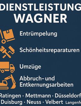 Haushaltsauflösungen -Wagner macht`s... zum Festpreis! - Ratingen