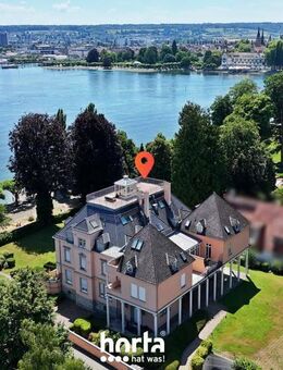 1. Seereihe! Traumhafte, bezugsfreie 6,5-Zimmer-Wohnung mit 2 TG-Stellplätzen an der Konstanzer Seestraße - Konstanz