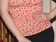 Schulterfreies, trägerloses rosa Bandeau Top mit Erdbeeren, Pimkie, Gr. 34 - Düsseldorf