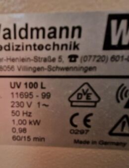 Bestralungsgerät Waldmann Medizintechnik - Hollstadt