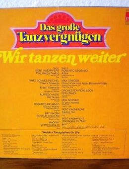 Das große Tanzvergnügen-Wir tanzen weiter-Vinyl-LP,Polydor,1975 - Linnich