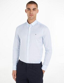 Tommy Hilfiger Businesshemd FLEX MICRO FOULARD SF SHIRT Mit Minimal-Print, Button-down-Kragen