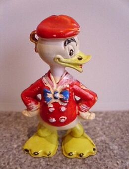 Walt Disney Donald Duck Comic Zeichentrick Figur alt 5,- - Flensburg