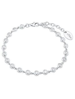 s.Oliver Silberarmband 2024229, mit Zirkonia (synth)