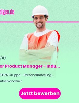 Senior Product Manager (m/w/d) - Industrielle Gehäuse und Allgemeines Zubehör - Berlin Mitte