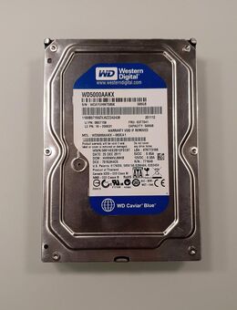 Western Digital 500GB SATA Festplatte - WD5000AAKX-083CA1 - Koblenz Zentrum