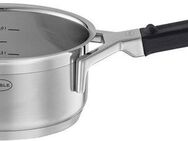 RÖSLE Kasserolle SILENCE PRO, Edelstahl 18/10 (1-tlg), Universaltopf mit Innenskalierung, Ø 16 cm, Induktion