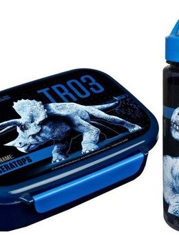 Scooli Lunchbox Brotdose & Trinkflasche, Jurassic World, Kunststoff, (Set, 2-tlg), mit Trinkflasche