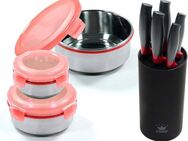 KING Messerblock Carbon Optic (9tlg), inkl. 3-teiligem Dosen-Set