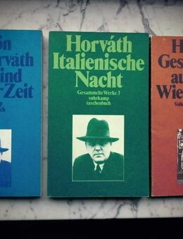 Ödön von Horváth: Ein Kind unserer Zeit; Geschichten aus dem Wiener Wald; Italienische Nacht, 3 Suhrkamp Bücher zusammen 3,- - Flensburg