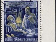 DDR: MiNr. 486 Y I, 07.11.1955, "60. Todestag Friedrich Engels", geprüft, Ersttagsstempel (Bogenentwertung) - Brandenburg (Havel)