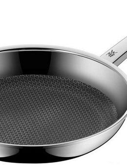 WMF Bratpfanne Profi Resist, Cromargan® Edelstahl Rostfrei 18/10 (1-tlg), Pfanne mit PTFE-Antihaftbeschichtung, Induktion