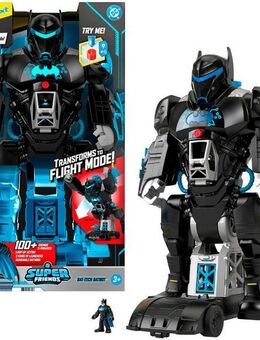 Mattel® Actionfigur Imaginext DC Super Friends Tech Batbot, mit Licht und Sound