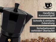 Krüger Espressokocher Italiano, 0,35l Kaffeekanne, traditionell italienisch, aus Aluminium, mit Silikon-Dichtungsring