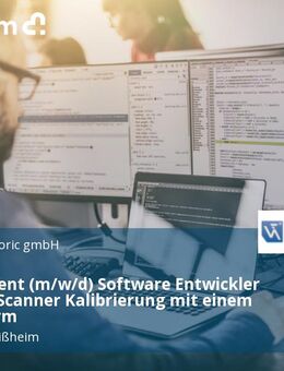 Werkstudent (m/w/d) Software Entwickler für Laser Scanner Kalibrierung mit einem Roboterarm - Unterschleißheim