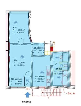 2 Zimmer Wohnung in Buchholz - Schlingmühle - Buchholz (Niedersachsen)