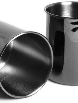 ECHTWERK Gläser-Set, Edelstahl, Outdoor Becher, Camping Tassen, Geschenkset, bruchsicher, 1000 ml
