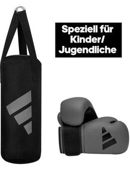 adidas Performance Boxsack Youth Boxing Kit (Set, 2-tlg., mit Boxhandschuhen (8oz)