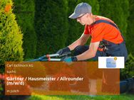 Gärtner / Hausmeister / Allrounder (m/w/d) - Jülich