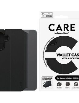CARE by PanzerGlass Handyhülle Feature Wallet Case w. Kickstand Samsung Galaxy A56 5G, Backcover, Schutzhülle, Handyschutzhülle, Case, Schutzcase, stoßfest