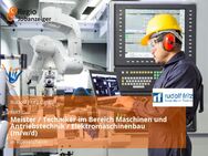 Meister / Techniker im Bereich Maschinen und Antriebstechnik / Elektromaschinenbau (m/w/d) - Rüsselsheim