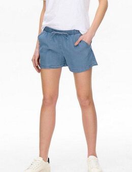 ONLY Shorts ONLPEMA – Shorts mit elastischem Bund für lässigen Jeanslook loose fit, Lyocell, elastischer Bund, pflegeleicht, unifarben
