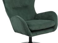 HELA Loungesessel SAMOS (1-St), Sessel,drehbar,Trompetengestell,Microfaser Breitcord,Armlehnen