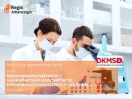 Naturwissenschaftler:in / Gesundheitswissenschaftler:in / Dokumentationsassistent:in als Study Manager:in (m/w/d) - Dresden