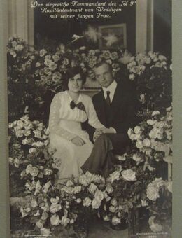 Fotopostkarte Otto Weddigen (U9-Kommandant 1. WK) ungelaufen - Münster