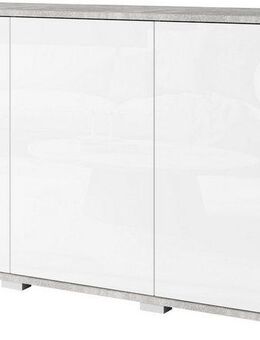 INOSIGN Sideboard Kenia, moderne grifflose Kommode mit 3 Türen, Breite 120 cm (1 St), Push-to-Open-Fronten, höhenverstellbaren Einlegeböden